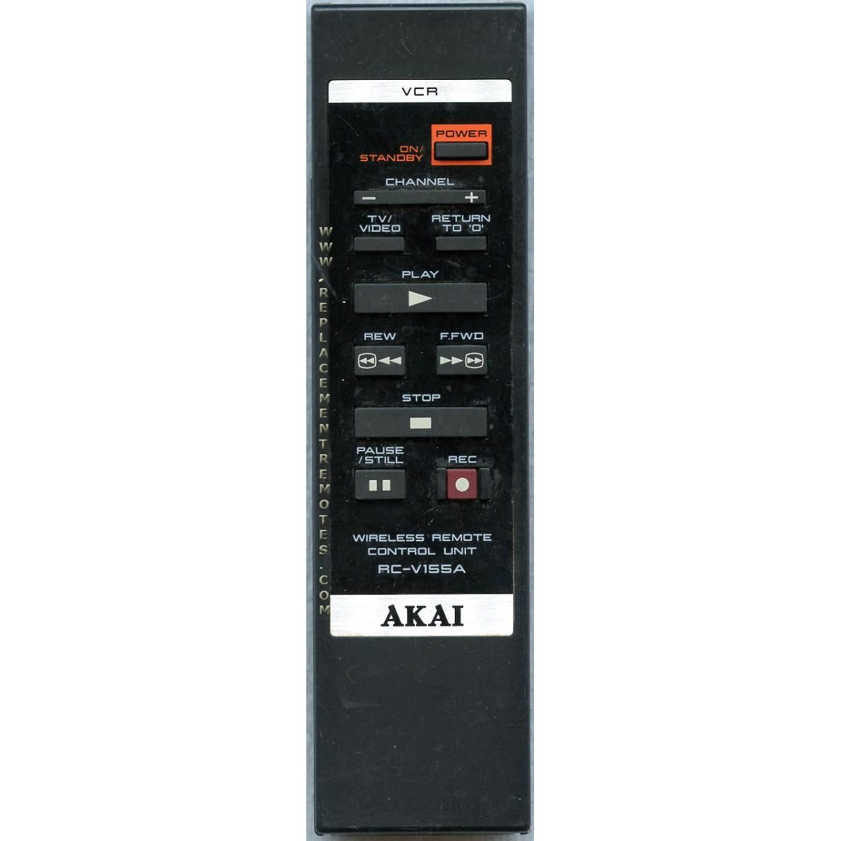 Akai RCV155A VCR Remote Control