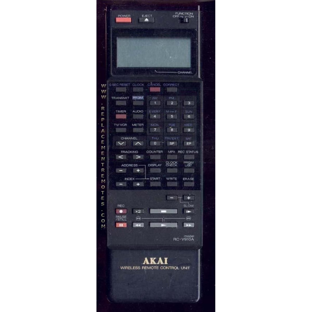 Akai RCV910A Audio Remote Control