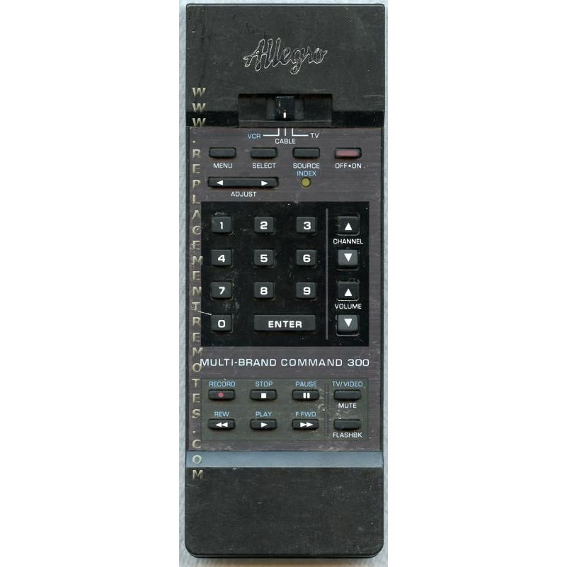 Allegro 12415626 TV Remote Control