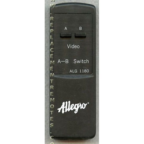 Allegro ALG1180 TV Remote Control