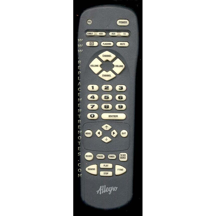 Allegro MBC4025 TV Remote Control