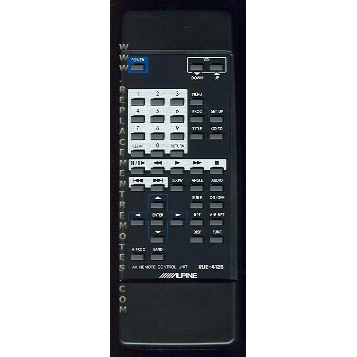 Alpine DVA5200 Audio Remote Control