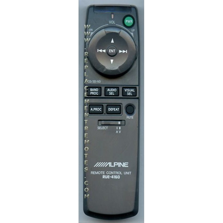 Alpine RUE4160 Audio Remote Control