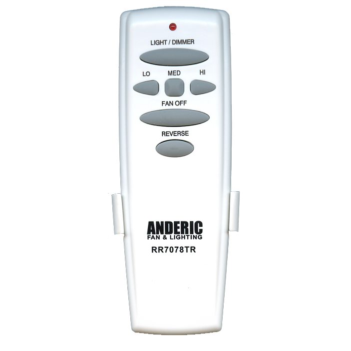 Anderic FAN2R/RR7078TR for Hampton Bay / HUNTER Ceiling Fan Remote Control Kit