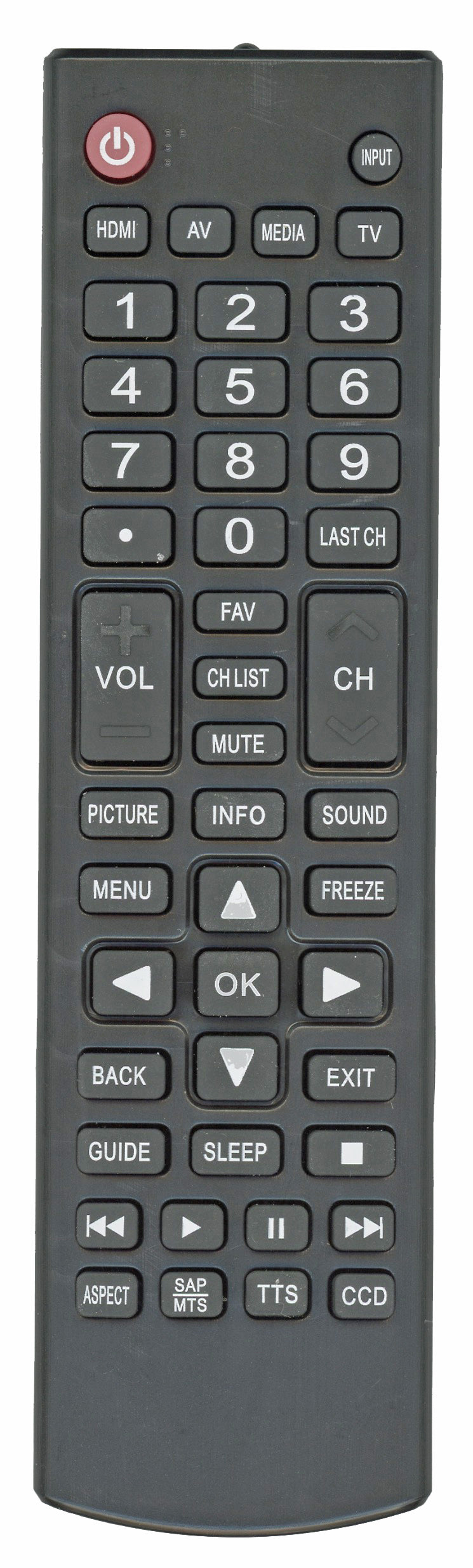 Generic 398GR12BEEMN0001 for ONN TV Remote Control