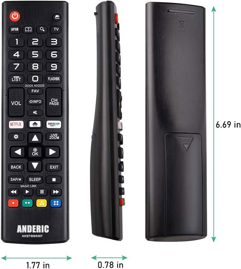 Generic AKB75095307 For LG TV Remote Control