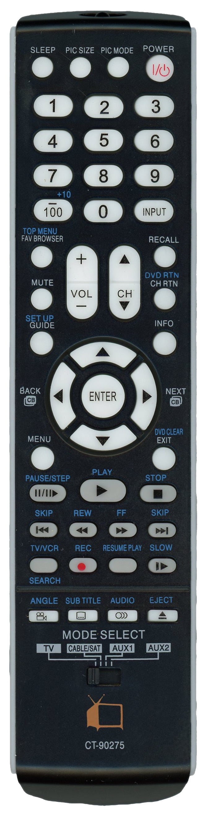 Generic CT90275 For Toshiba TV Remote Control