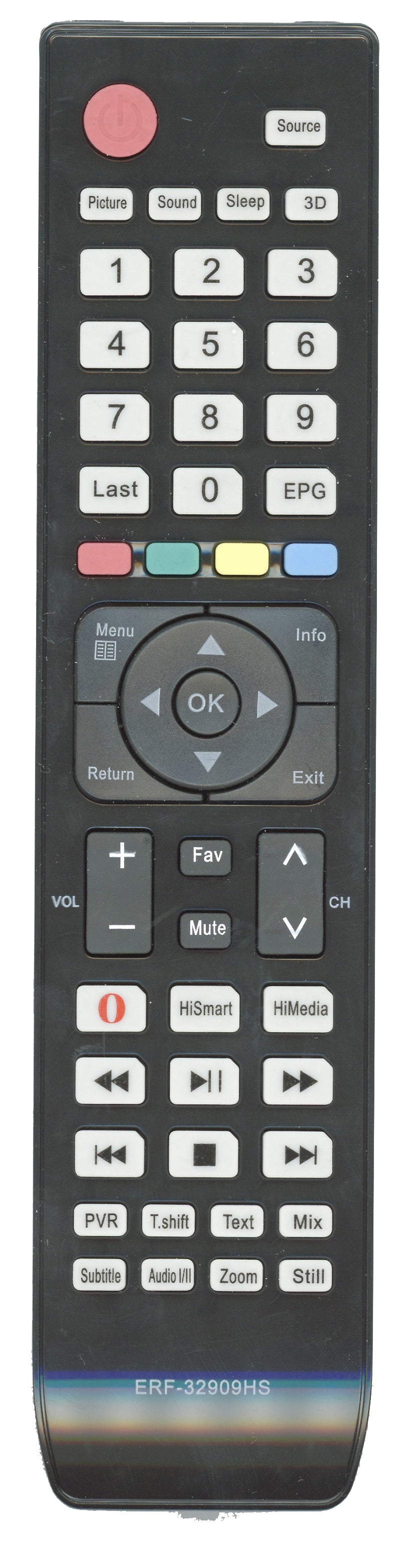 Generic ERF32909HS for Hisense TV Remote Control