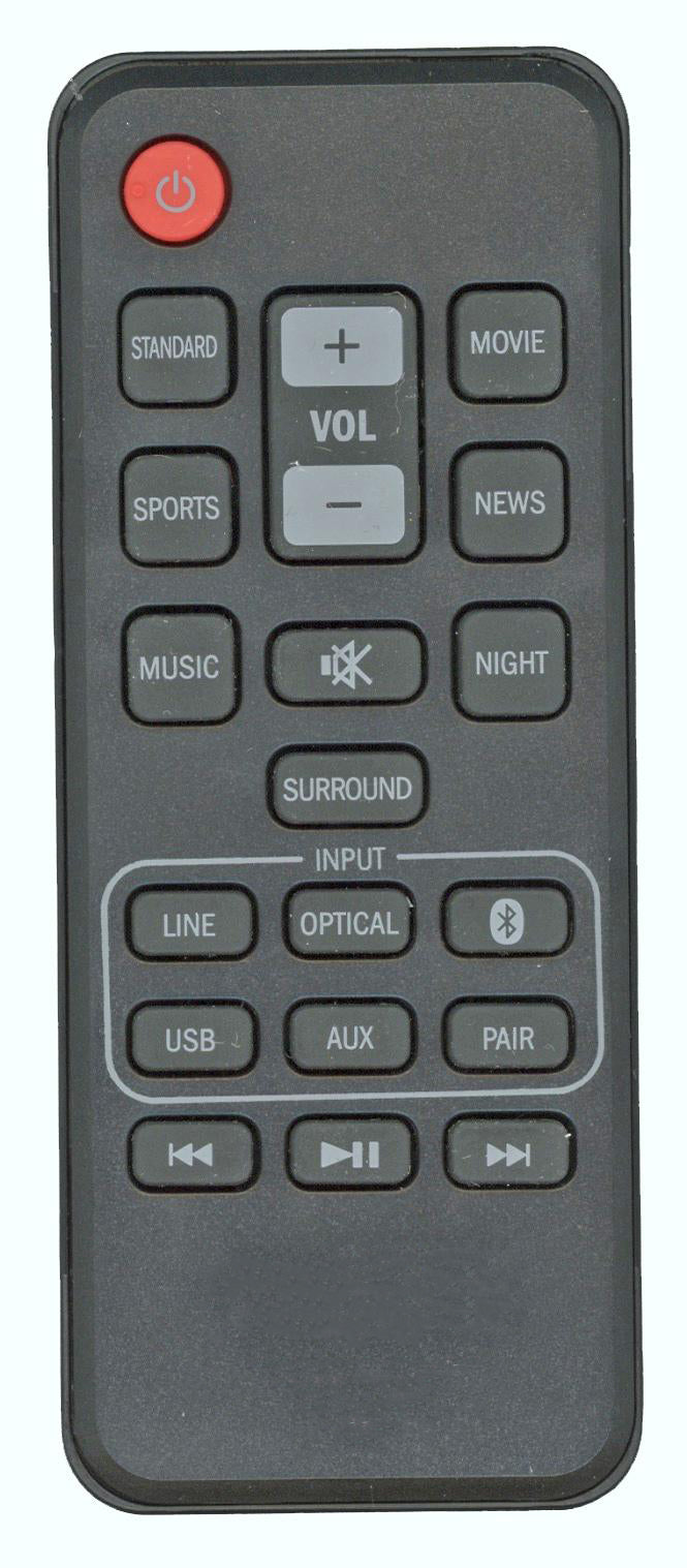 Generic NC306 for Sanyo Sound Bar Remote Control