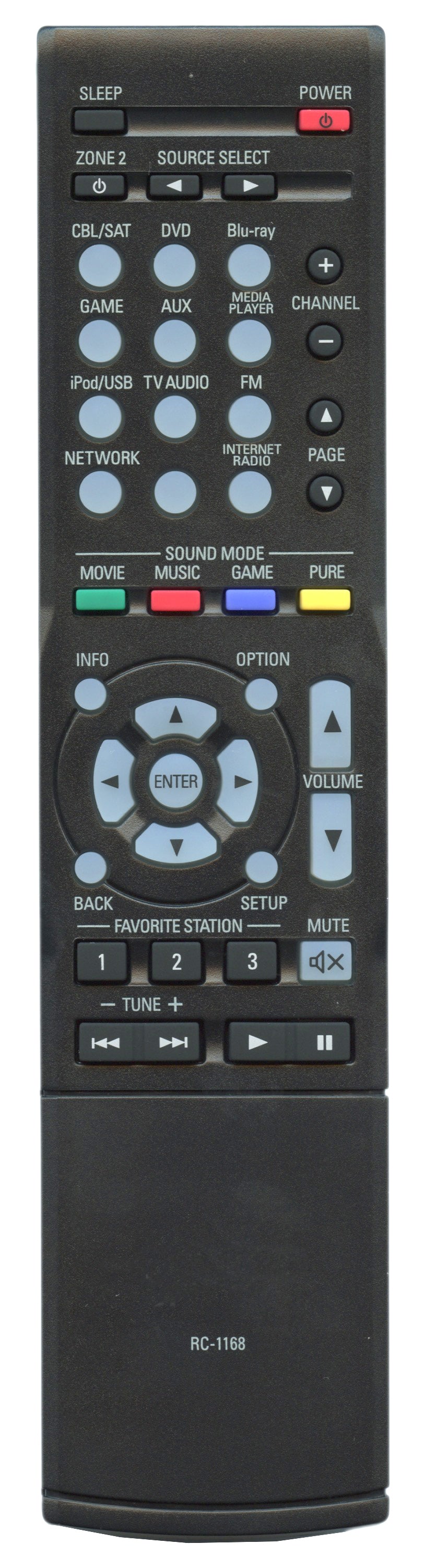 Generic RC1168 For Denon Receiver Remote Control