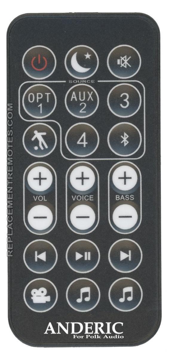 Generic RE6915-1 For Polk Sound Bar Remote Control