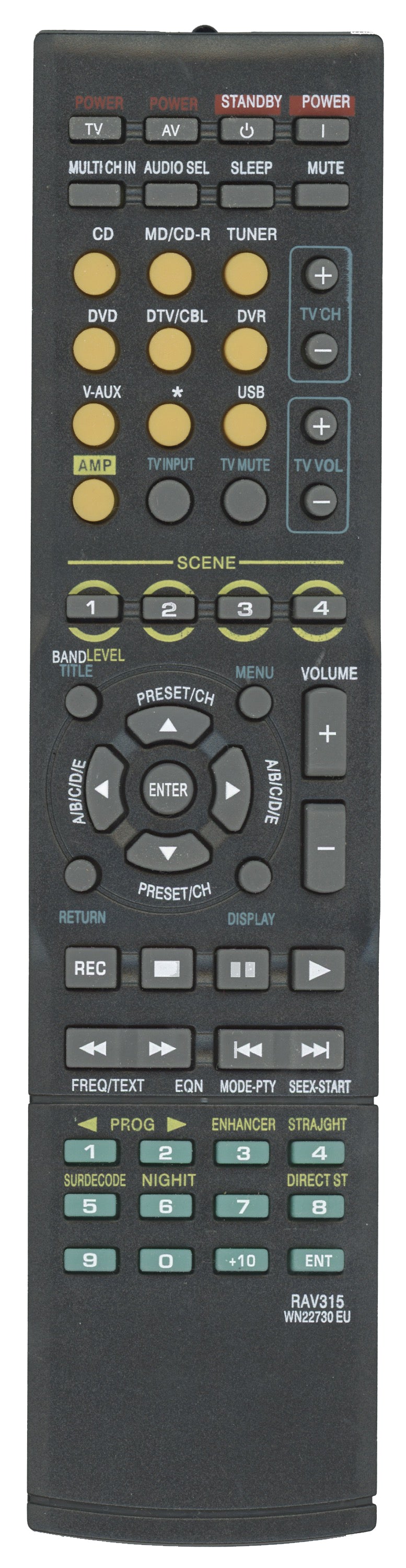 Generic RRAV315 for Yamaha Receiver Remote Control