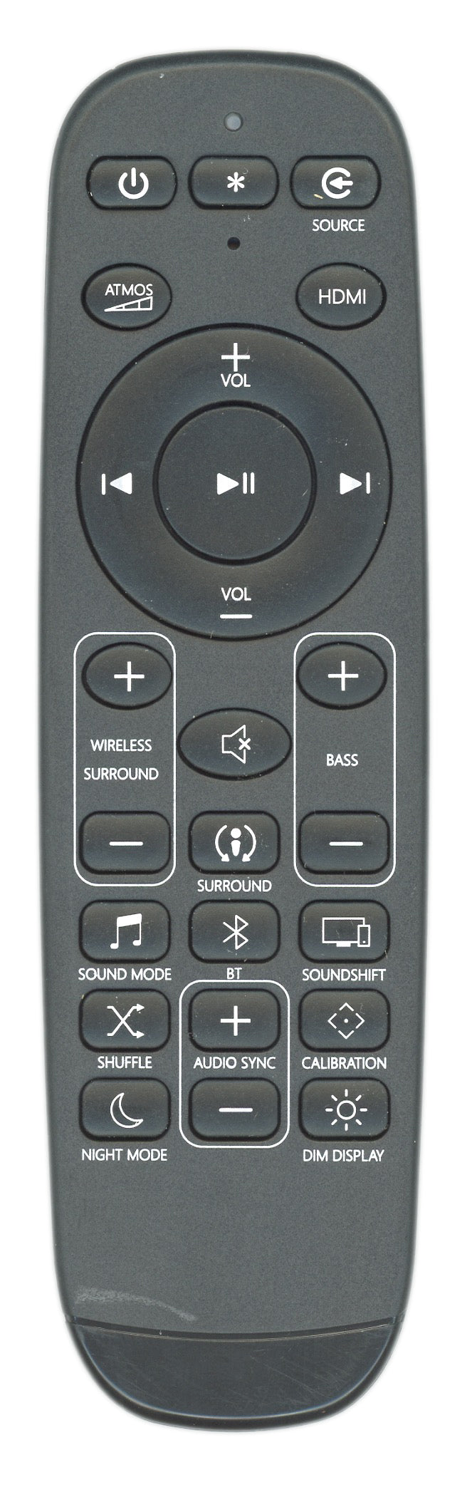 Generic SB9001 Sound Bar Remote Control