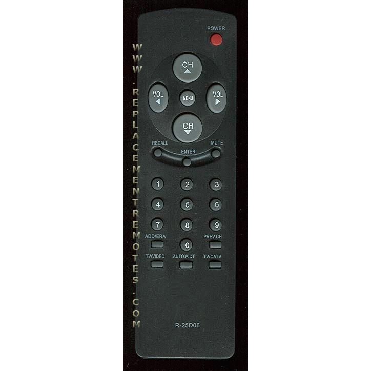 Anderic RR25D06 Daewoo TV Remote Control