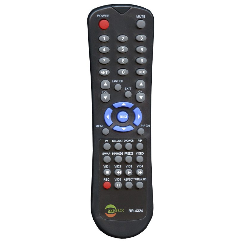 Anderic RR4324 for Hitachi TV Remote Control