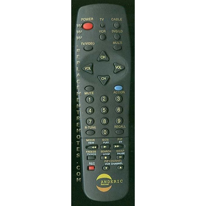 Anderic RR511110 Panasonic TV Remote Control