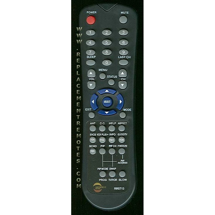 Anderic RR5713 for Hitachi TV Remote Control