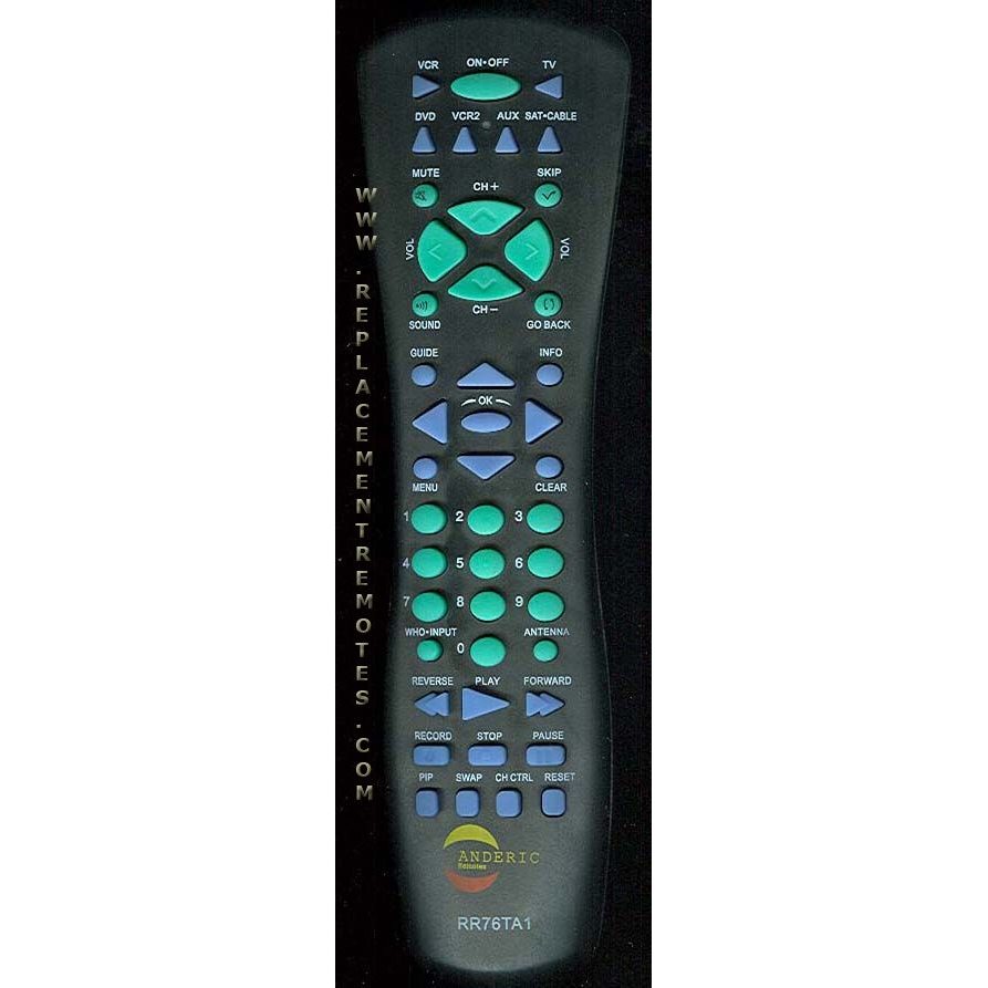 Anderic RR76TA1 for RCA Satellite Remote Control