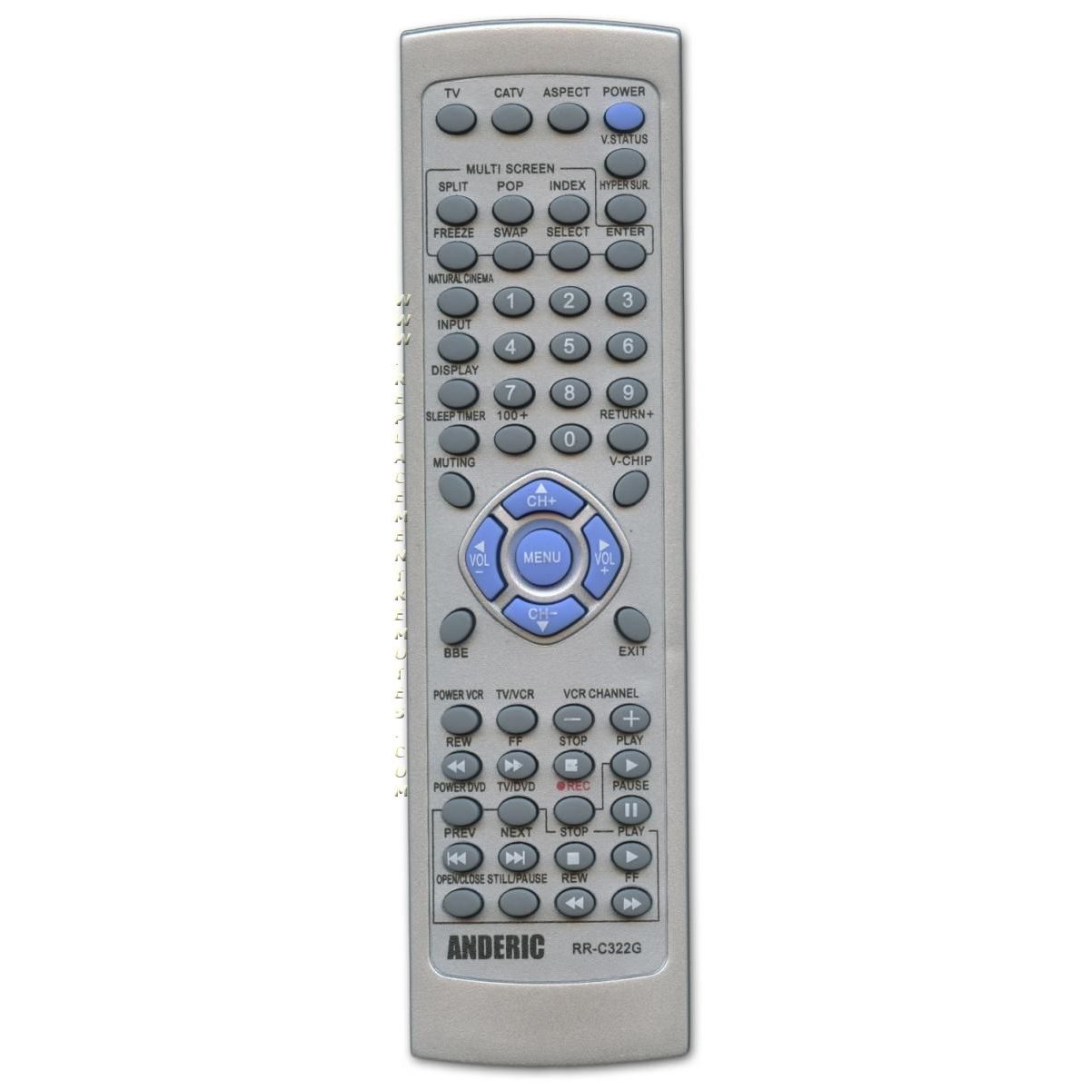 Anderic RRC322G JVC TV Remote Control