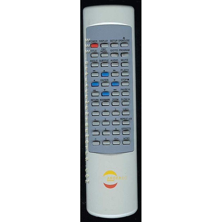 Anderic RRCYB for Cyberhome DVD Remote Control