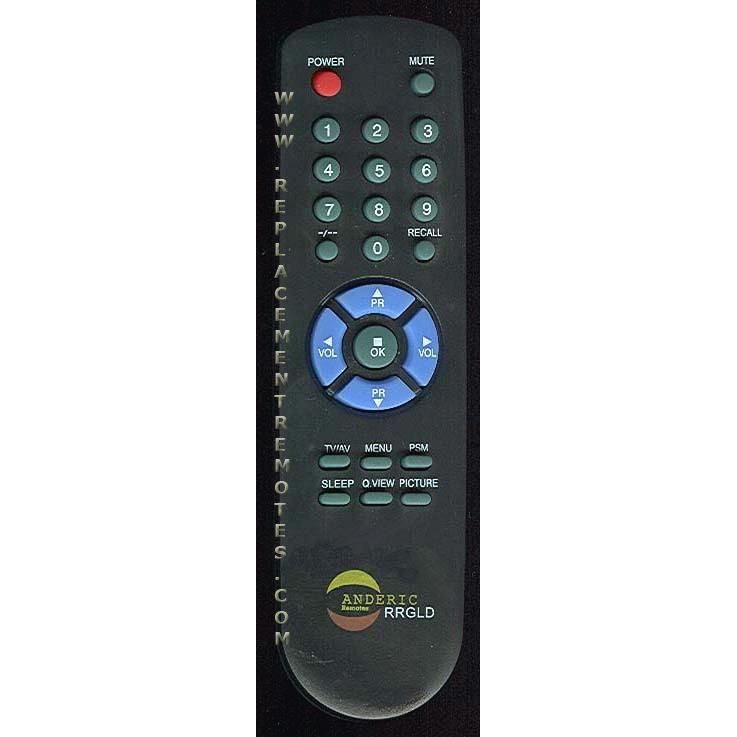 Anderic RRGLD GOLDSTAR TV Remote Control