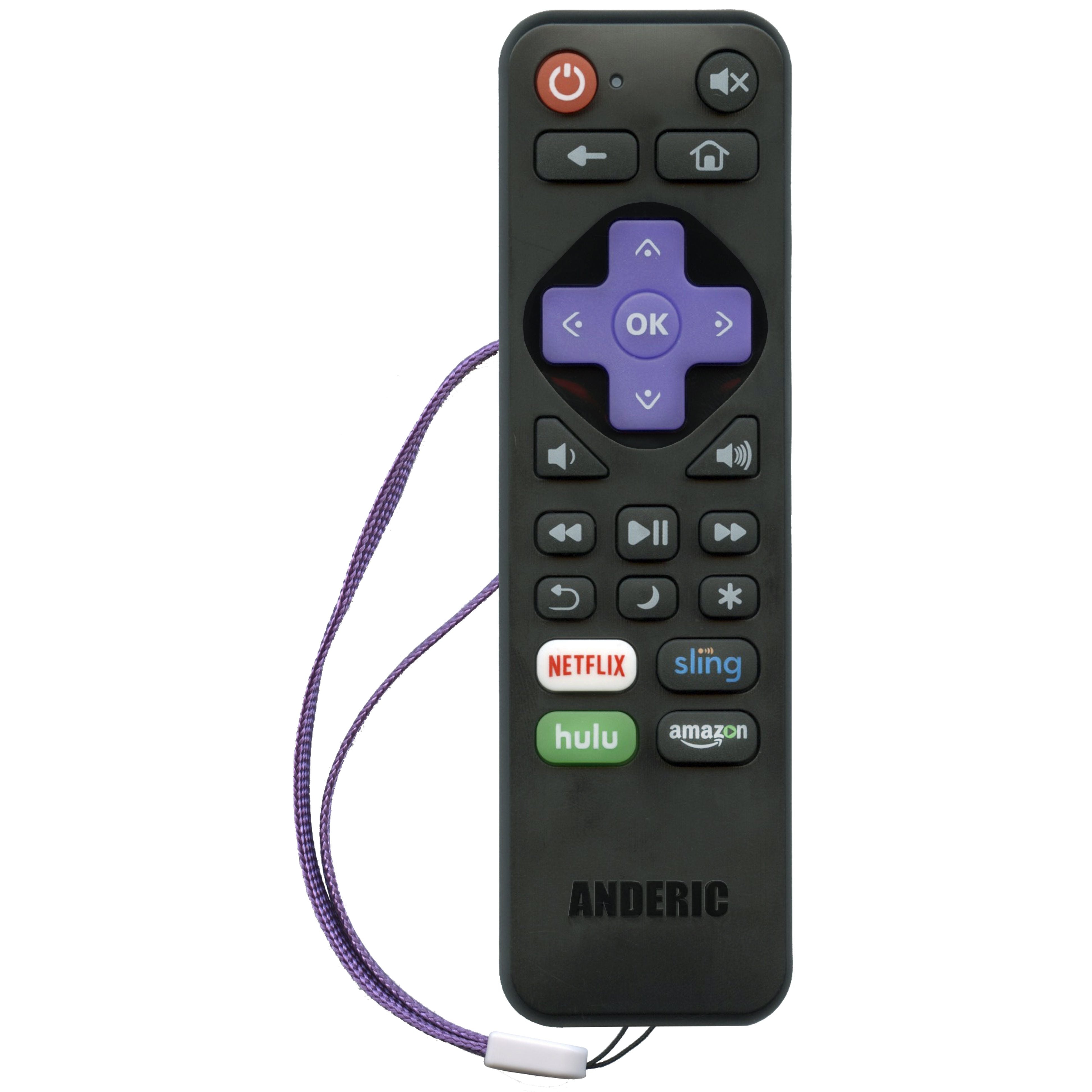 Anderic RRST01 for Roku 1-Device Universal Remote Control