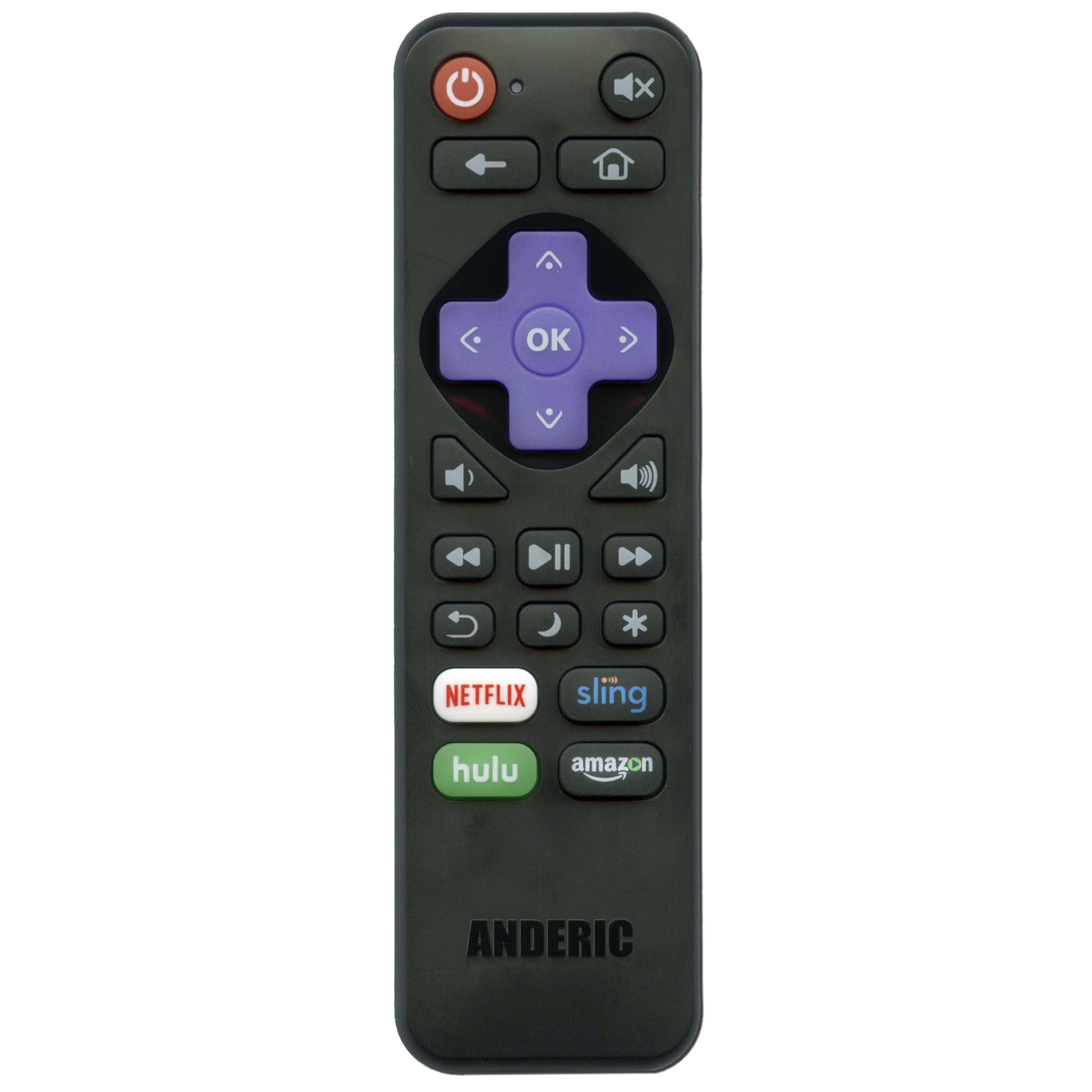 Anderic RRST01 for Roku 1-Device Universal Remote Control