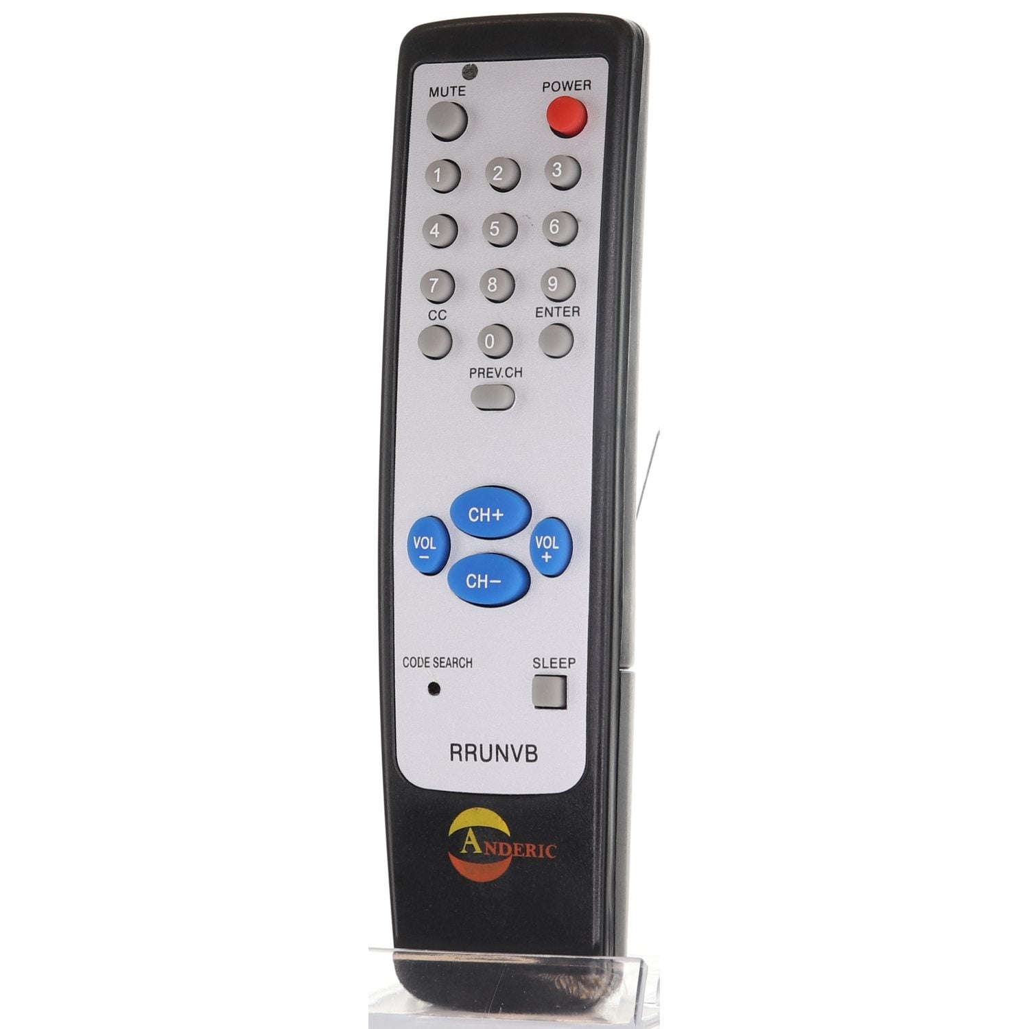 Anderic RRUNV Black 1-Device Universal Remote Control