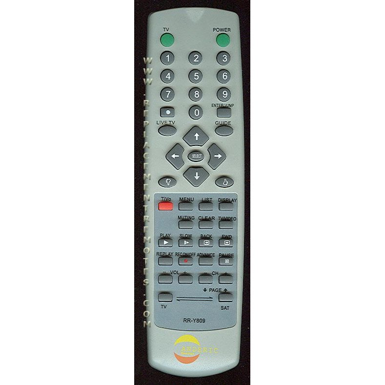 Anderic RRY809 Sony TiVo Satellite Remote Control