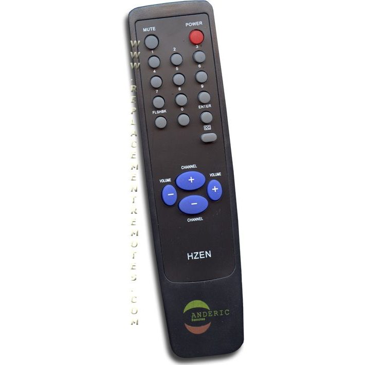 Anderic Simple Remote Control for Zenith TV Remote Control