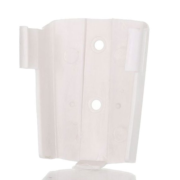 The Anderic UC7078TWM is a clear plastic wall mount bracket for Hampton Bay ceiling fan remotes, including the UC7078T series, featuring two holes and photographed on a plain white background.