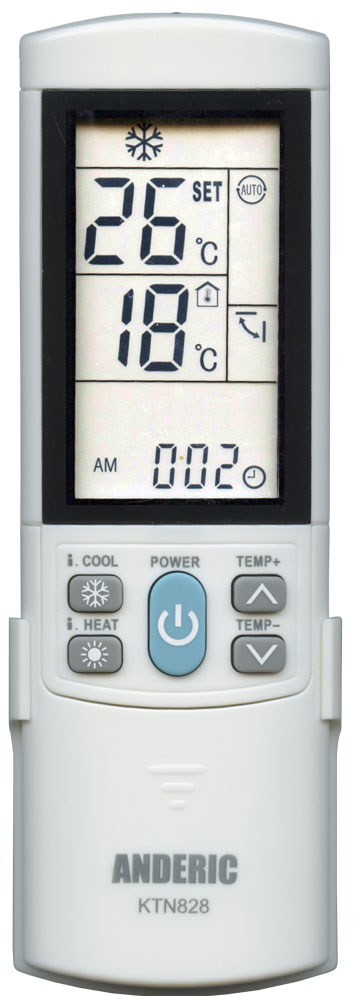 Anderic KTN828 for Mini Split and A/C Universal Air Conditioner Remote Control