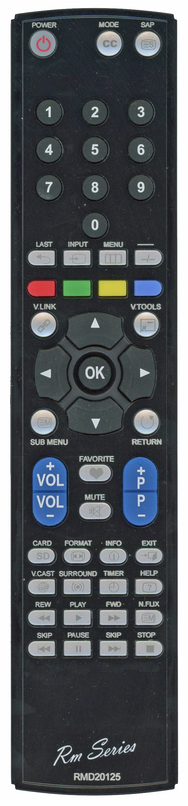 Generic RMD20125 FOR PANASONIC TV Remote Control