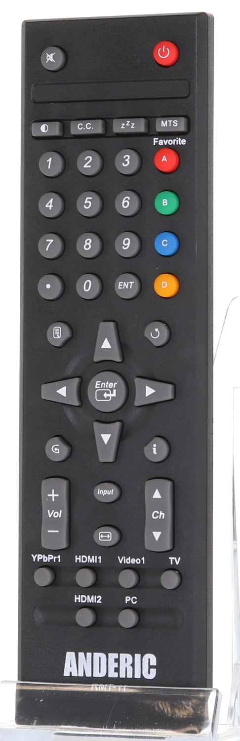 Anderic RMT11 WESTINGHOUSE TV Remote Control