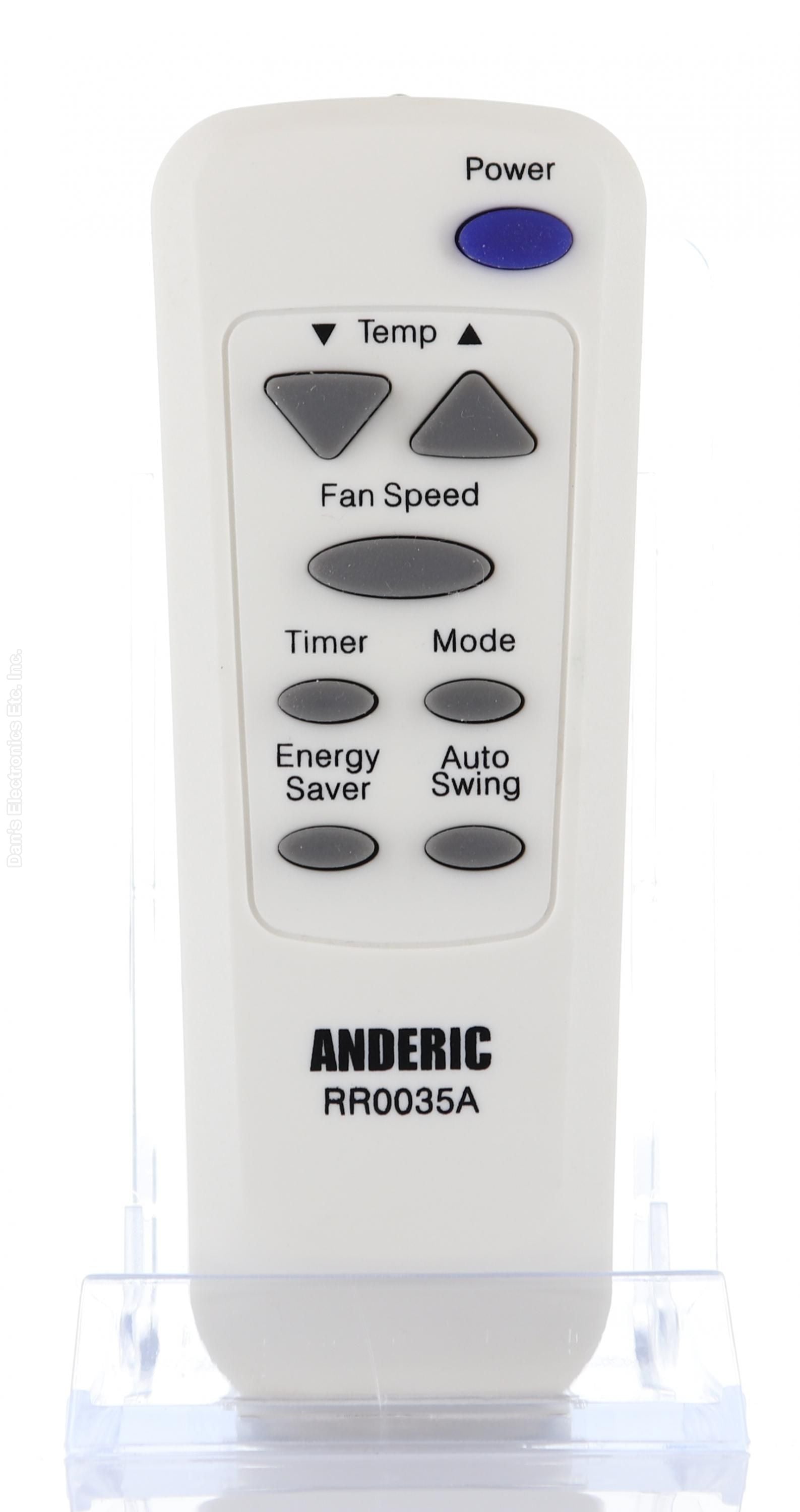 Anderic RR0035A for AC Air Conditioner Remote Control