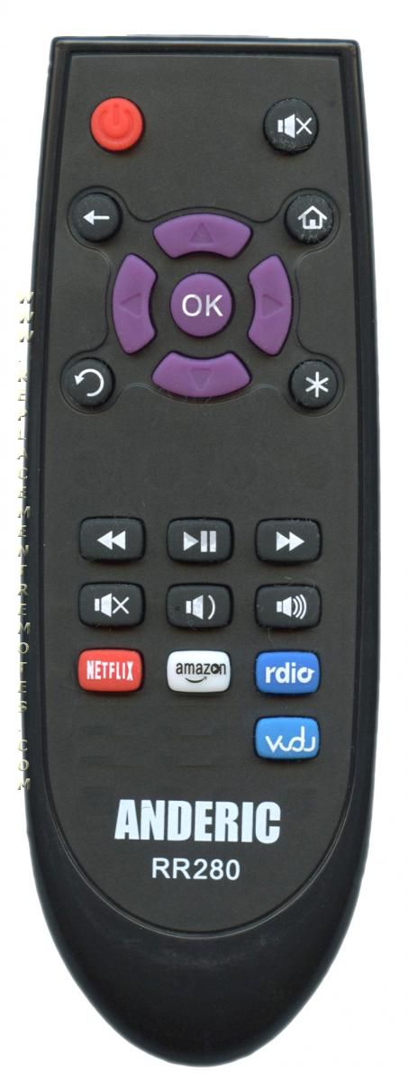 Anderic RR280 for Roku TV Remote Control