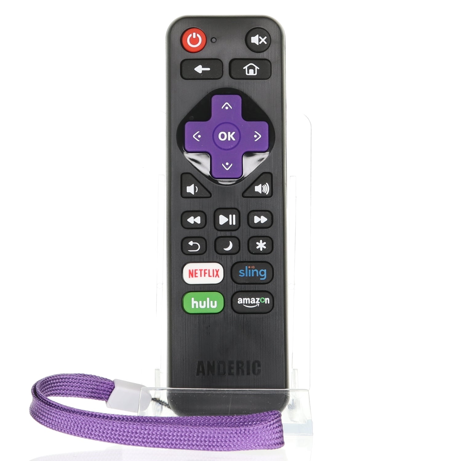 Anderic RRLF16 Replacement RC280 RCAFIR RCALIR for Roku TV Remote Control