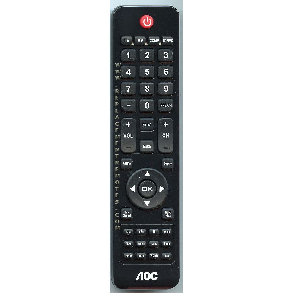 AOC 98GR7BDBNEACD TV Remote Control