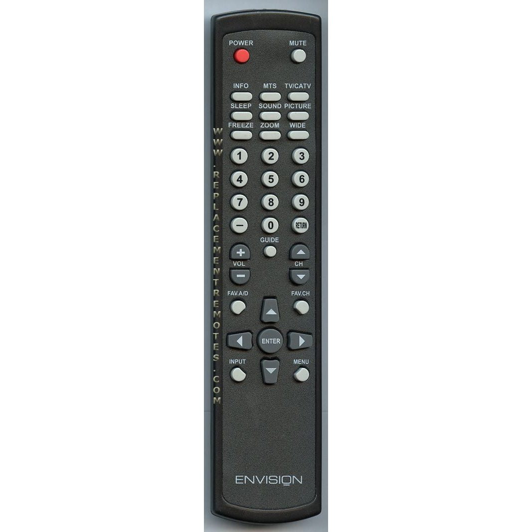 AOC L32W698 L37W698 TV Remote Control