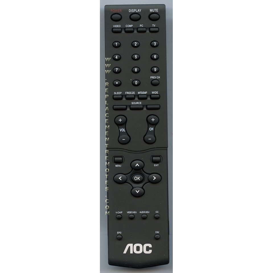 AOC L32W761 REMOTE TV Remote Control