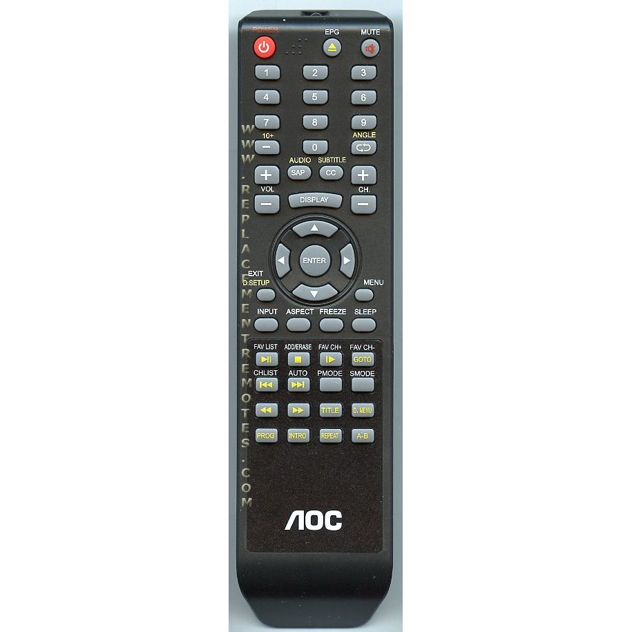 AOC LC19W060C TV/DVD Remote Control