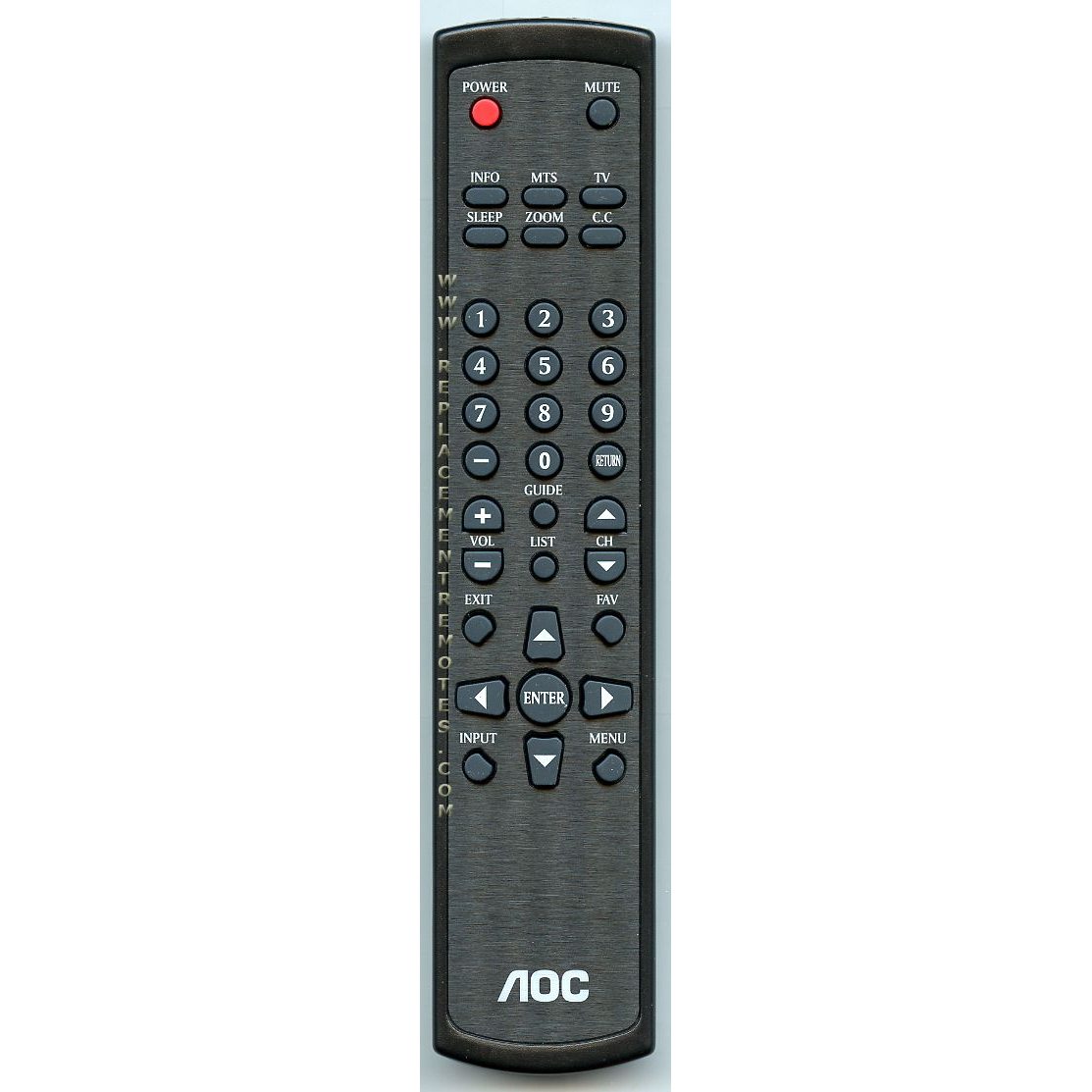 AOC LC27H060 TV Remote Control