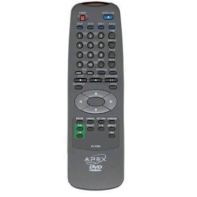 Apex AD800RM DVD Remote Control