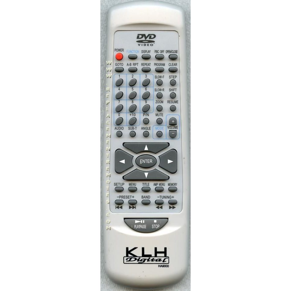 Apex HA9000RM DVD Remote Control