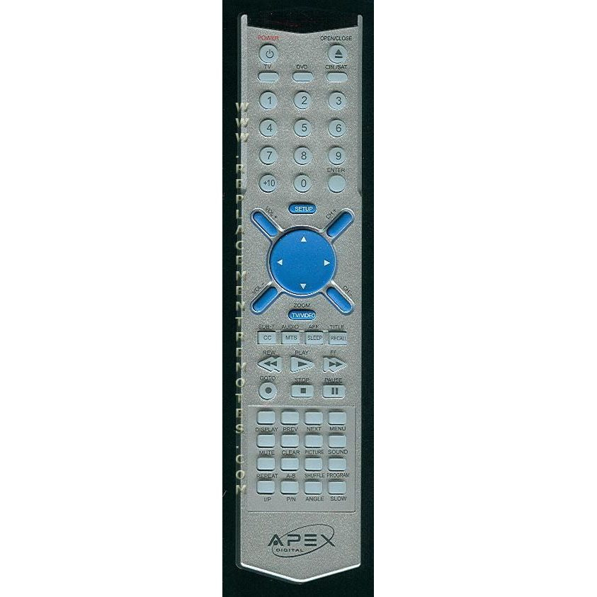 Apex RCU100 DVD Remote Control