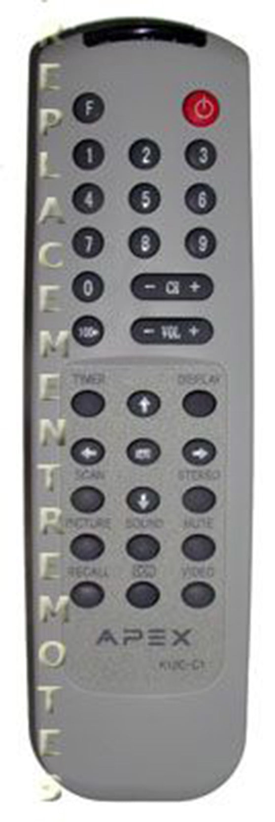 Apex CKG5C1 TV Remote Control