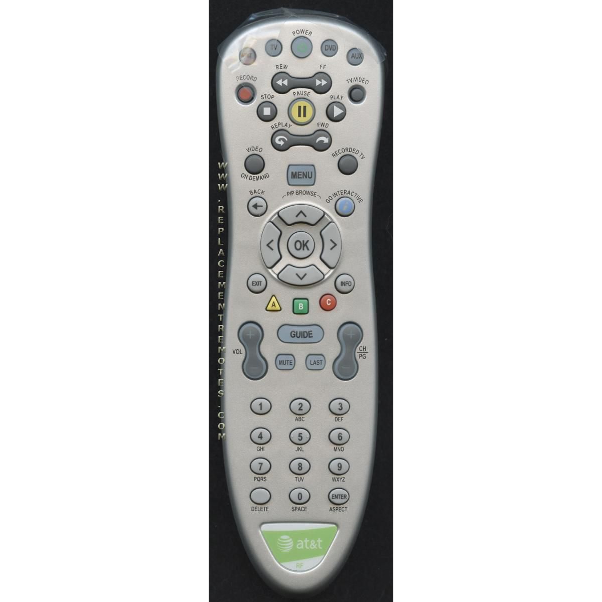 AT&T 1020429 Cable Remote Control