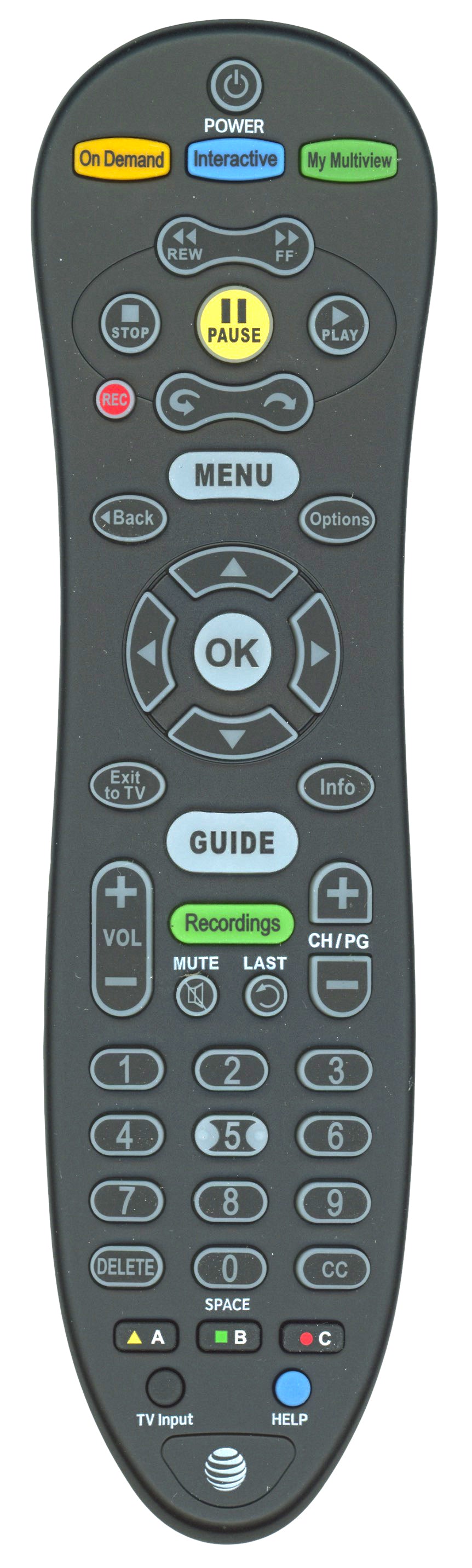 AT&T S30S1B U-VERSE Cable Remote Control