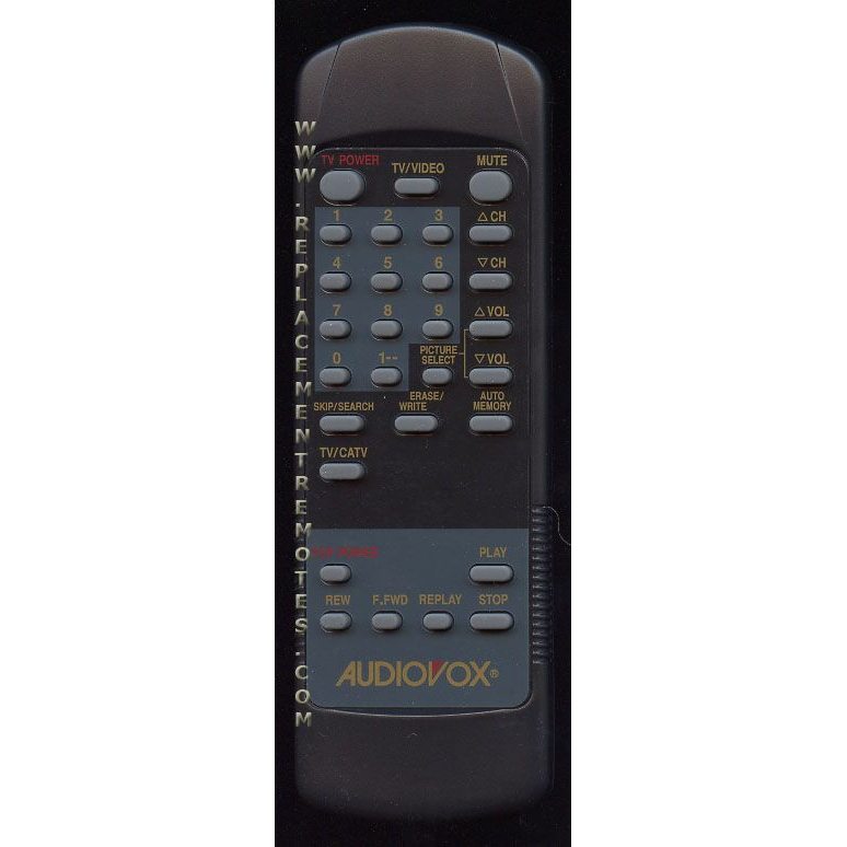 Audiovox 0892325 TV/VCR Remote Control