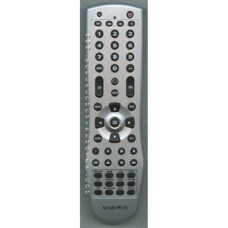 Audiovox 301D42FB606E TV Remote Control